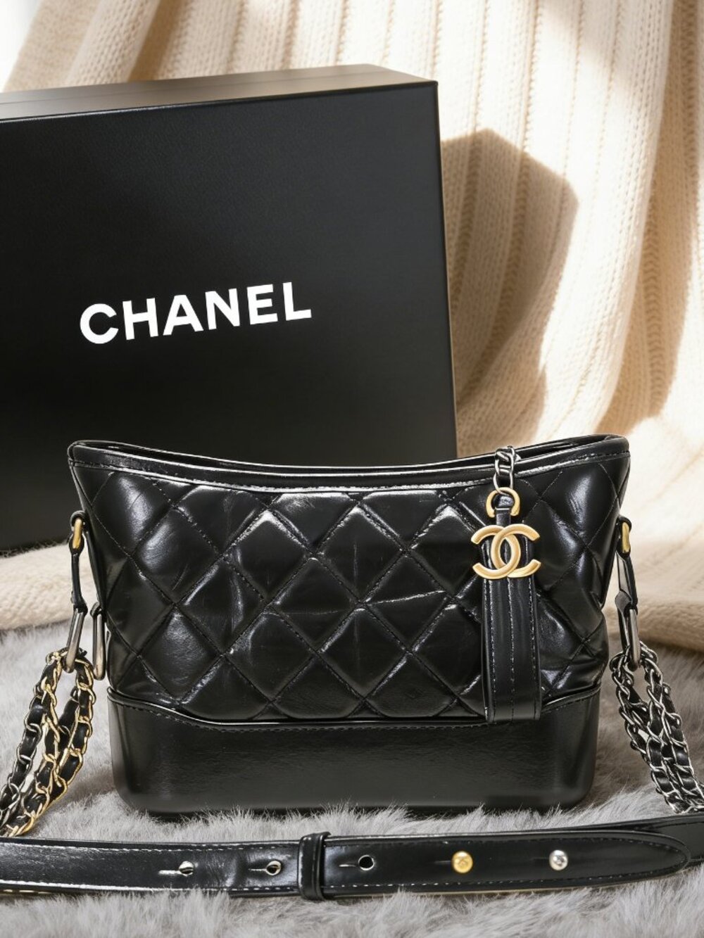 Chanel Gabrielle Small in Quilted